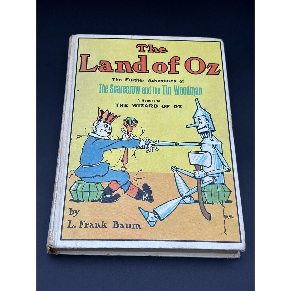The Land of Oz 1904 Scarecrow and Tin Woodman by L. Frank Baum